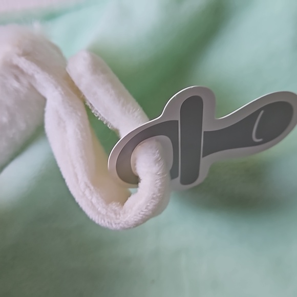 NWT CARTER'S Baby Lamb Green Cuddle Blanket With Rattle & Pacifier Holder - Picture 6 of 10